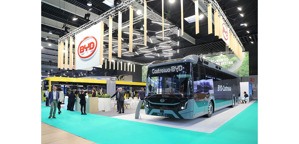 BYD eBus Innovations at UITP 2023