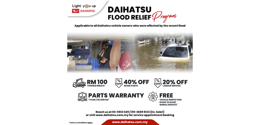 Daihatsu Malaysia Flood Relief Programme