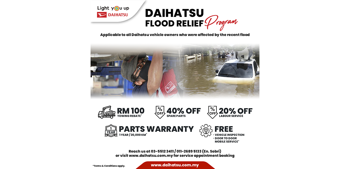 Daihatsu Malaysia Flood Relief Program