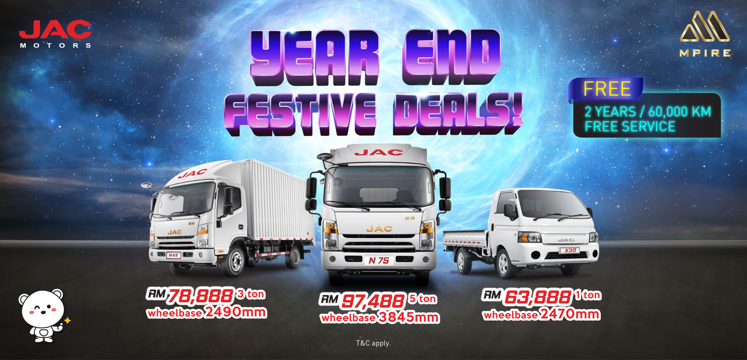 JAC Year End Promotions