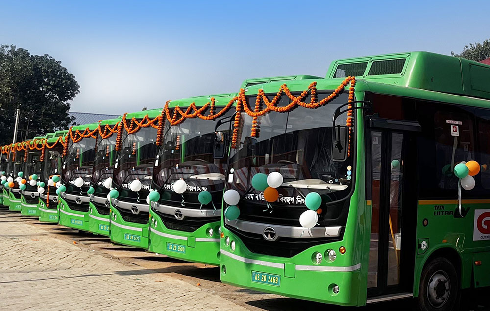 Guwahati- Tata EV buses